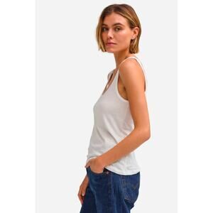 MATE The Label Organic Layering Tank White Small NWT